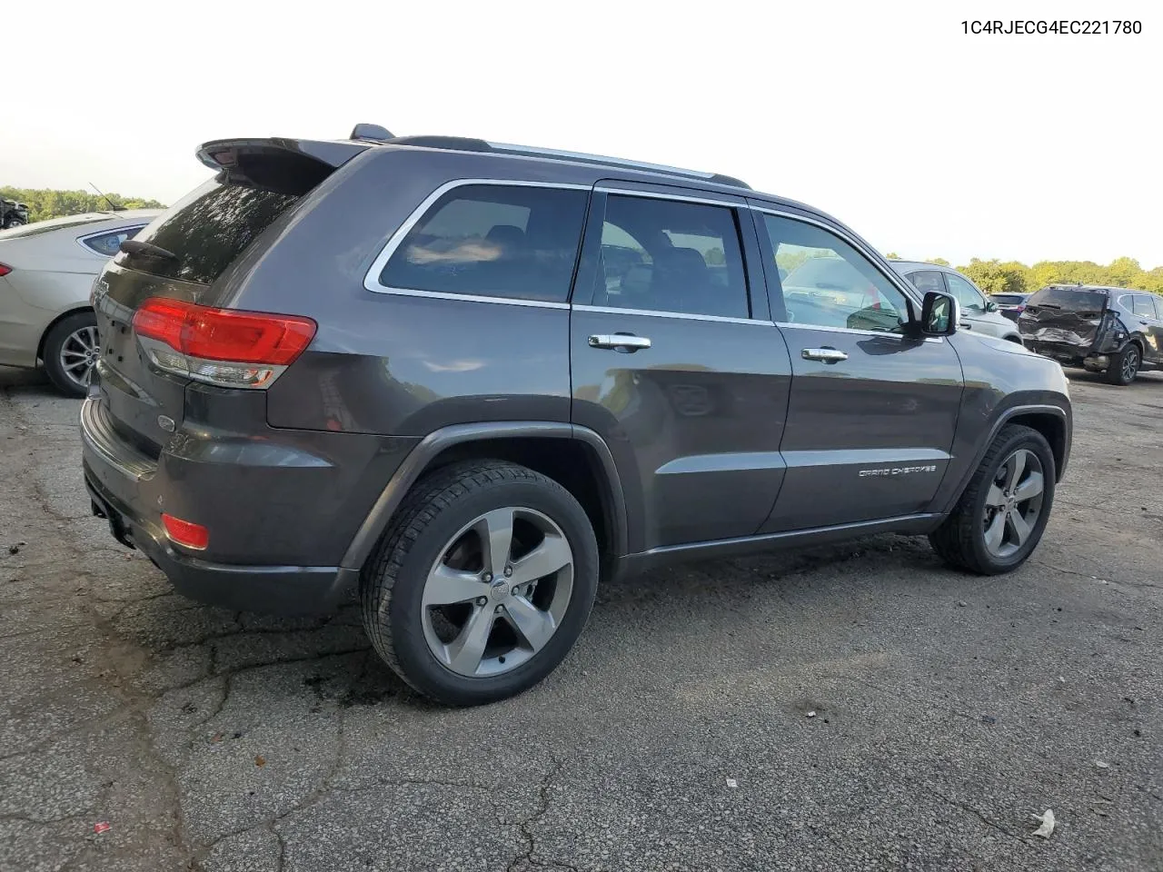 2014 Jeep Grand Cherokee Overland VIN: 1C4RJECG4EC221780 Lot: 67945044