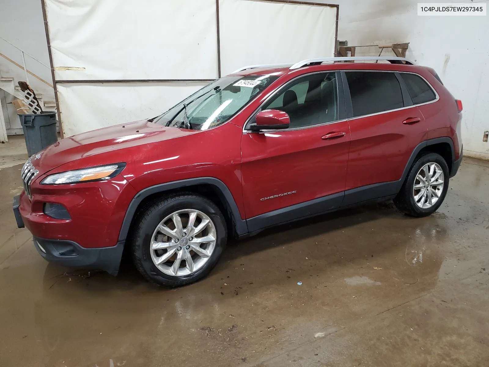 1C4PJLDS7EW297345 2014 Jeep Cherokee Limited