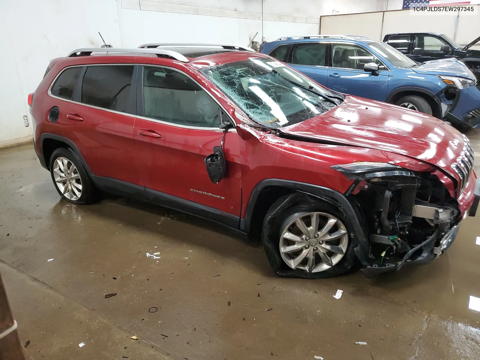 2014 Jeep Cherokee Limited VIN: 1C4PJLDS7EW297345 Lot: 67946044