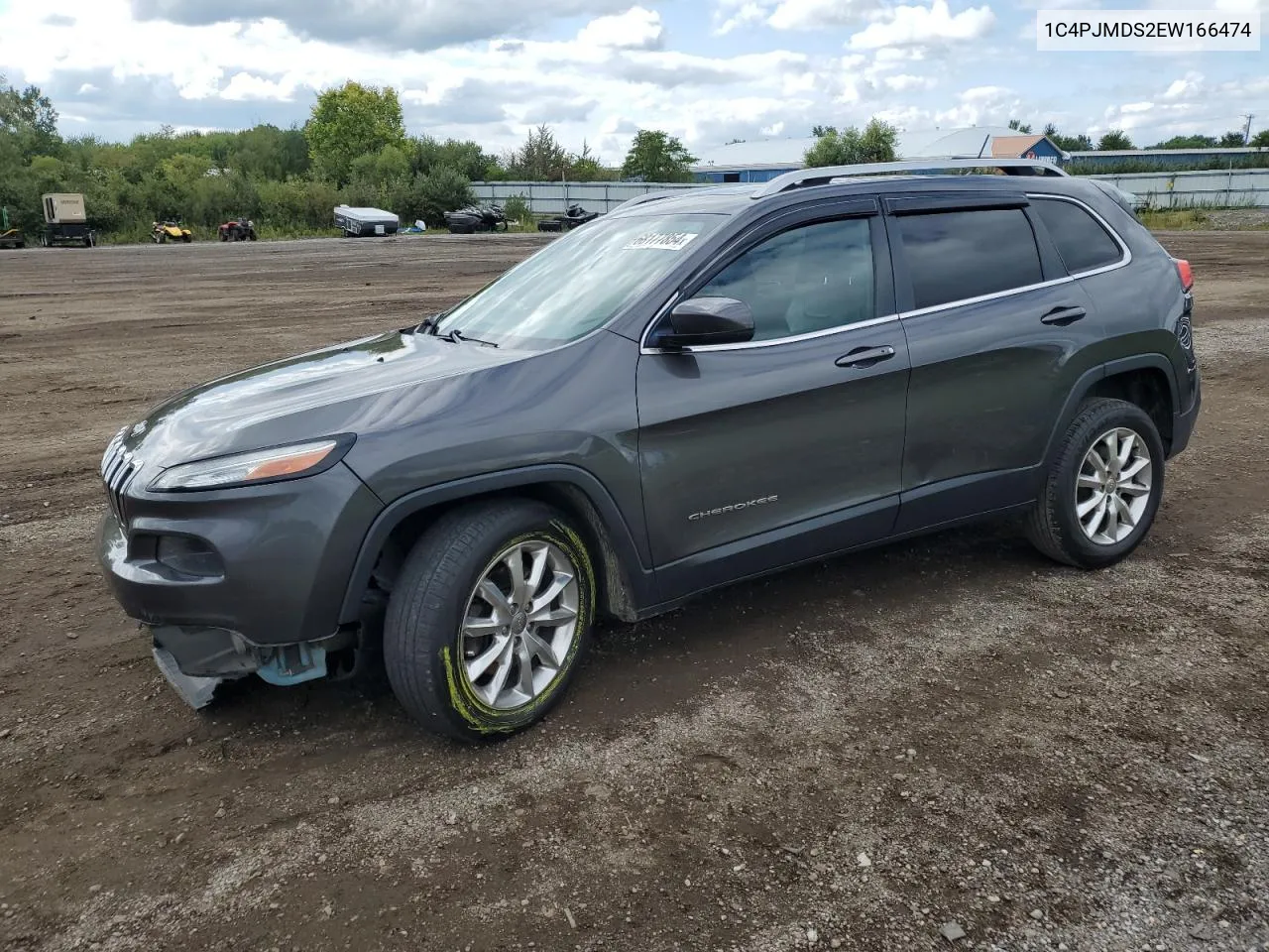 2014 Jeep Cherokee Limited VIN: 1C4PJMDS2EW166474 Lot: 68177854