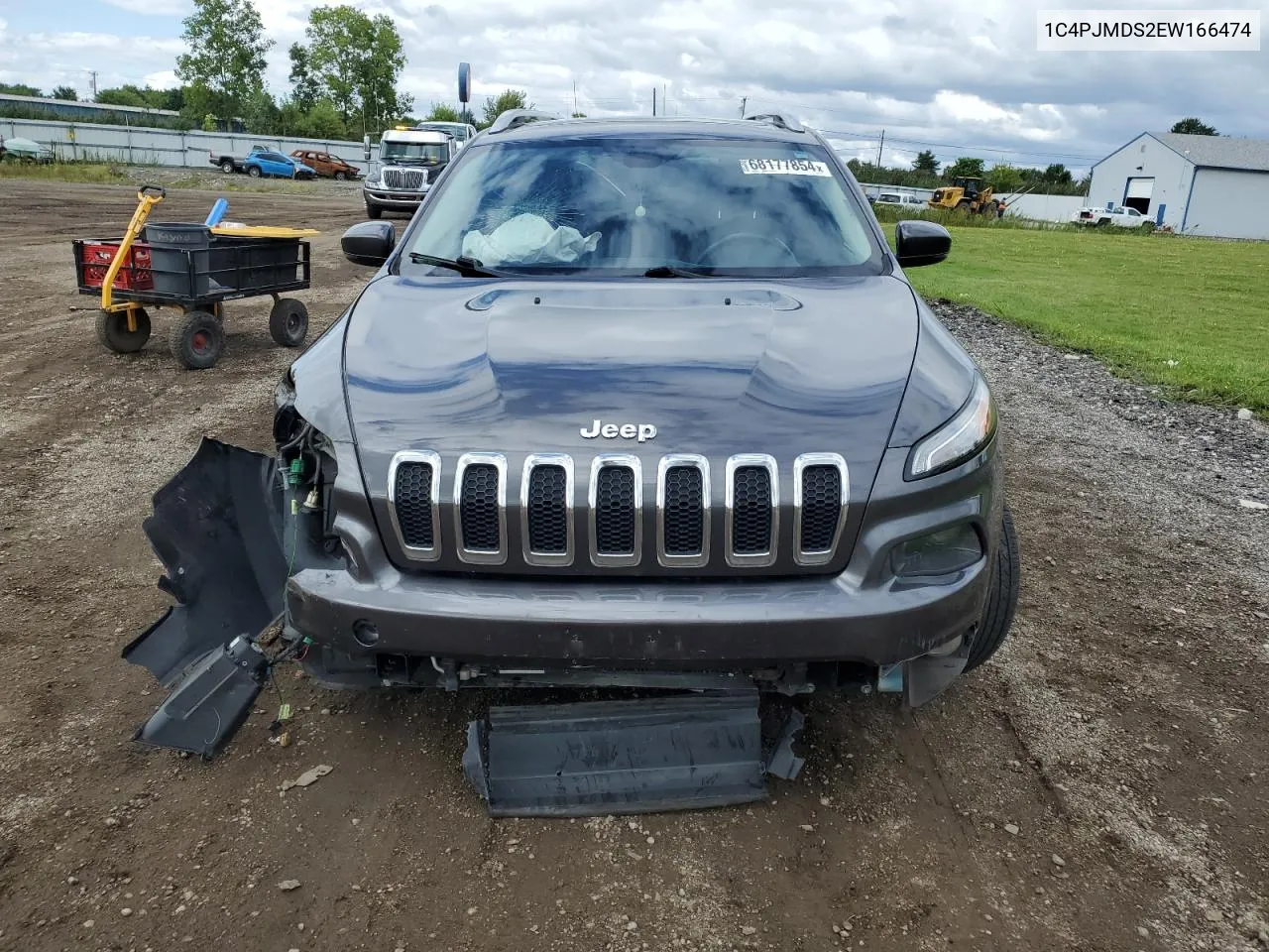 2014 Jeep Cherokee Limited VIN: 1C4PJMDS2EW166474 Lot: 68177854