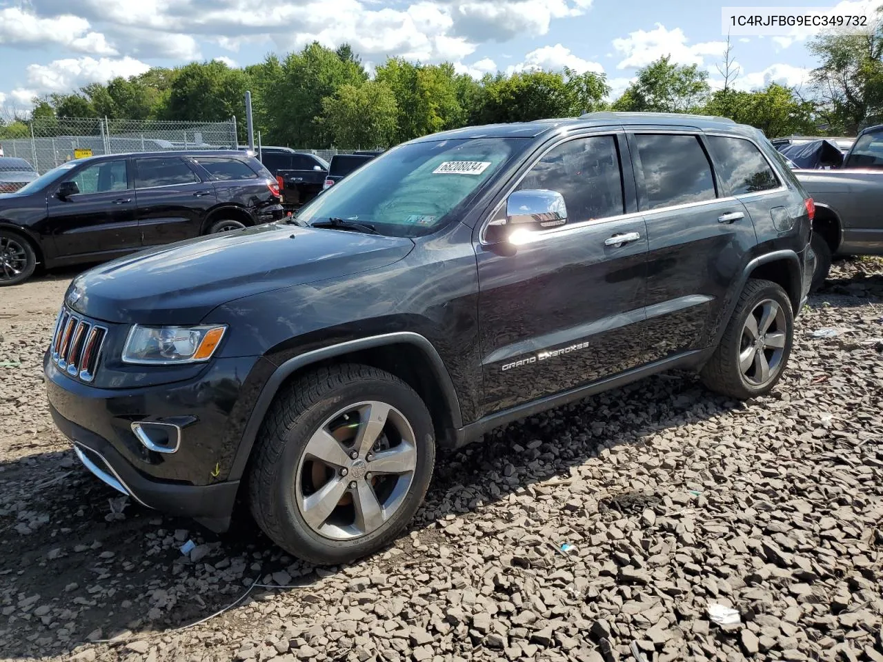 2014 Jeep Grand Cherokee Limited VIN: 1C4RJFBG9EC349732 Lot: 68208034