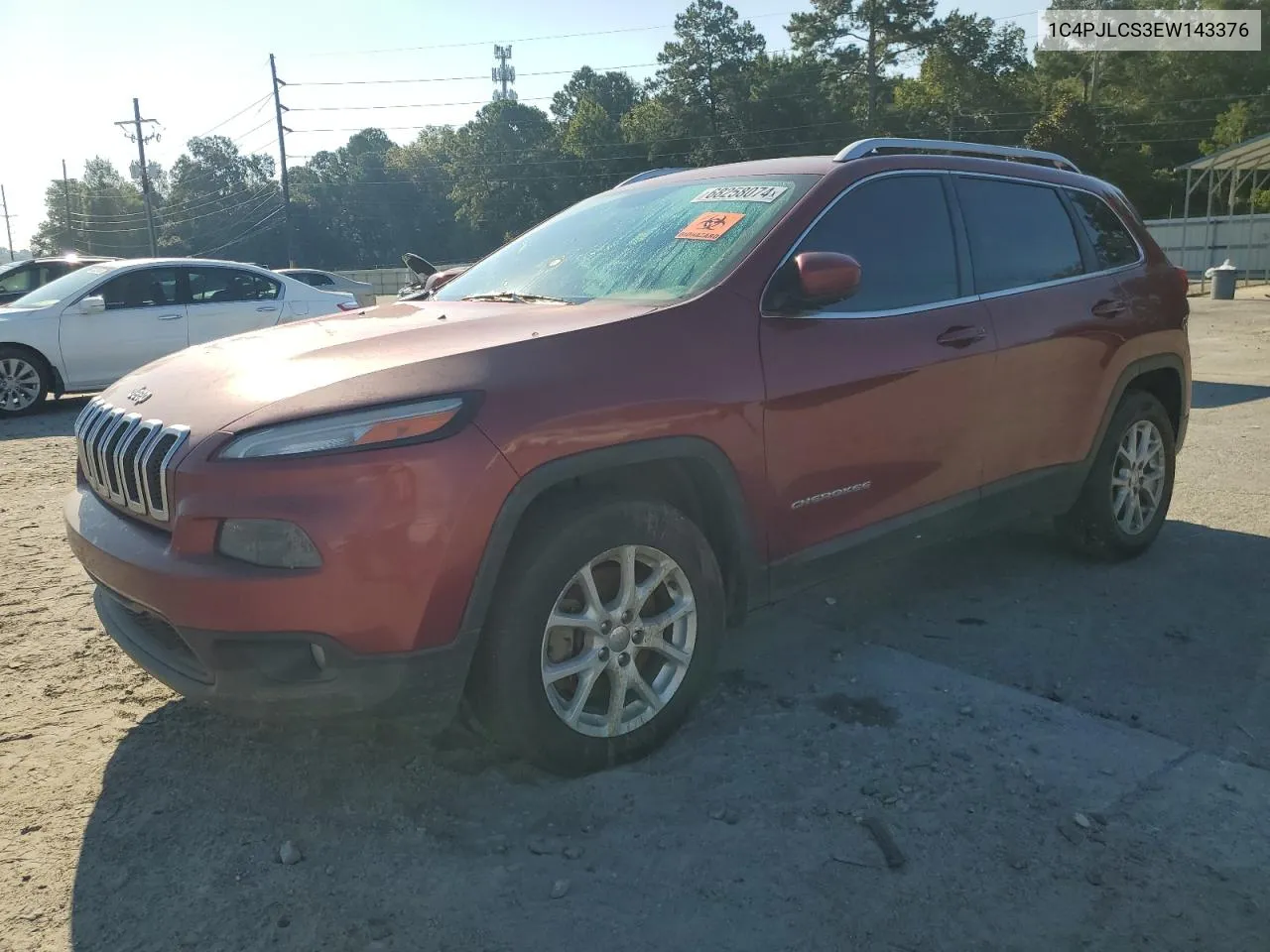 2014 Jeep Cherokee Latitude VIN: 1C4PJLCS3EW143376 Lot: 68258074