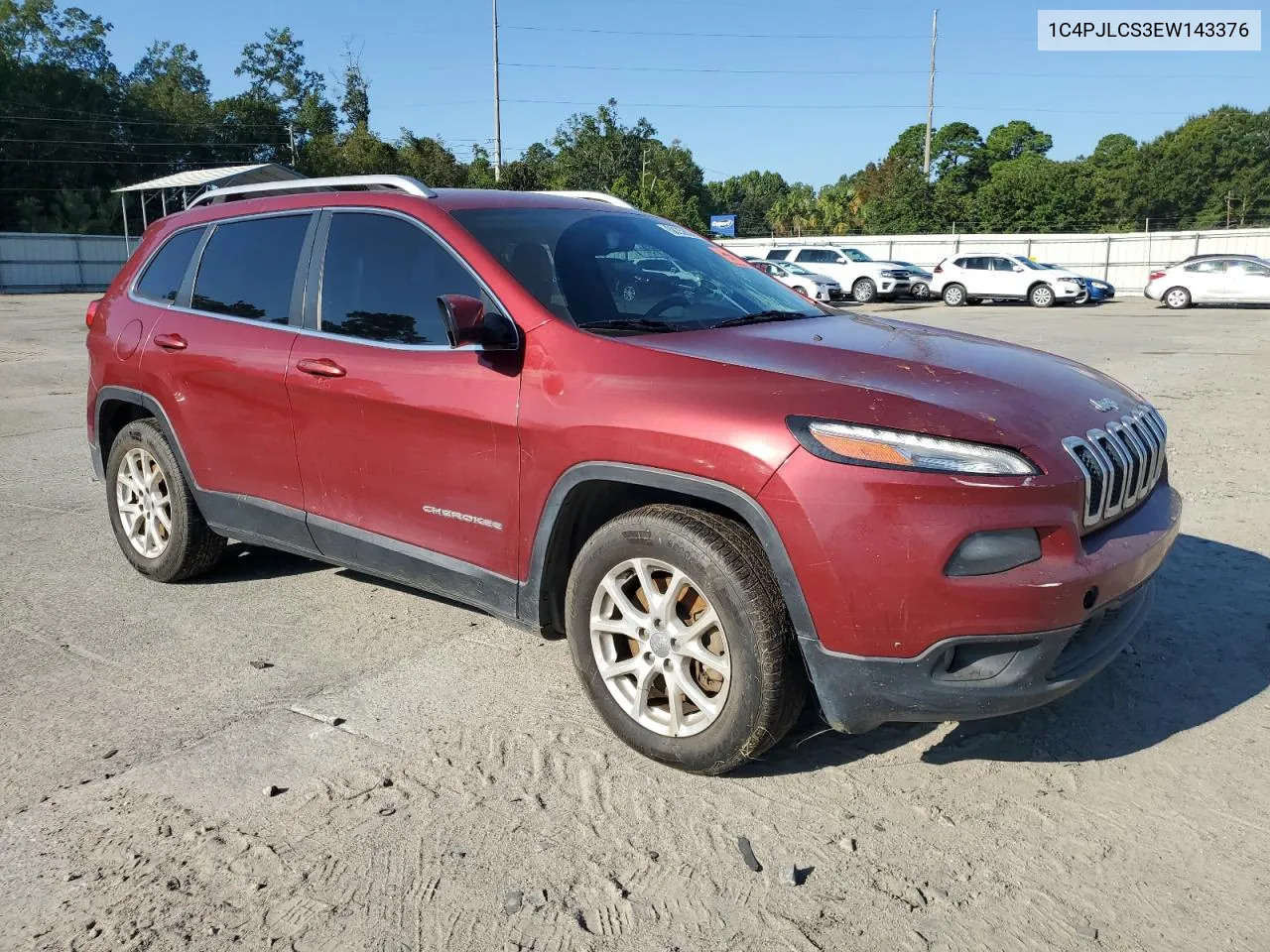 1C4PJLCS3EW143376 2014 Jeep Cherokee Latitude