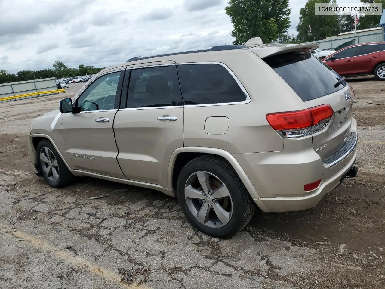 2014 Jeep Grand Cherokee Overland VIN: 1C4RJFCG1EC386725 Lot: 68323544