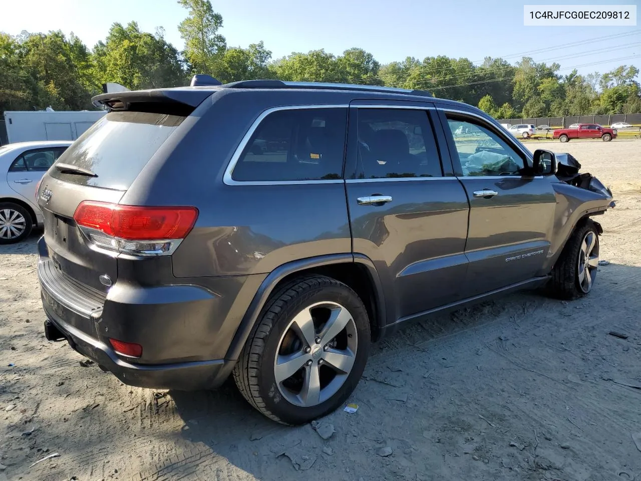 2014 Jeep Grand Cherokee Overland VIN: 1C4RJFCG0EC209812 Lot: 68358754