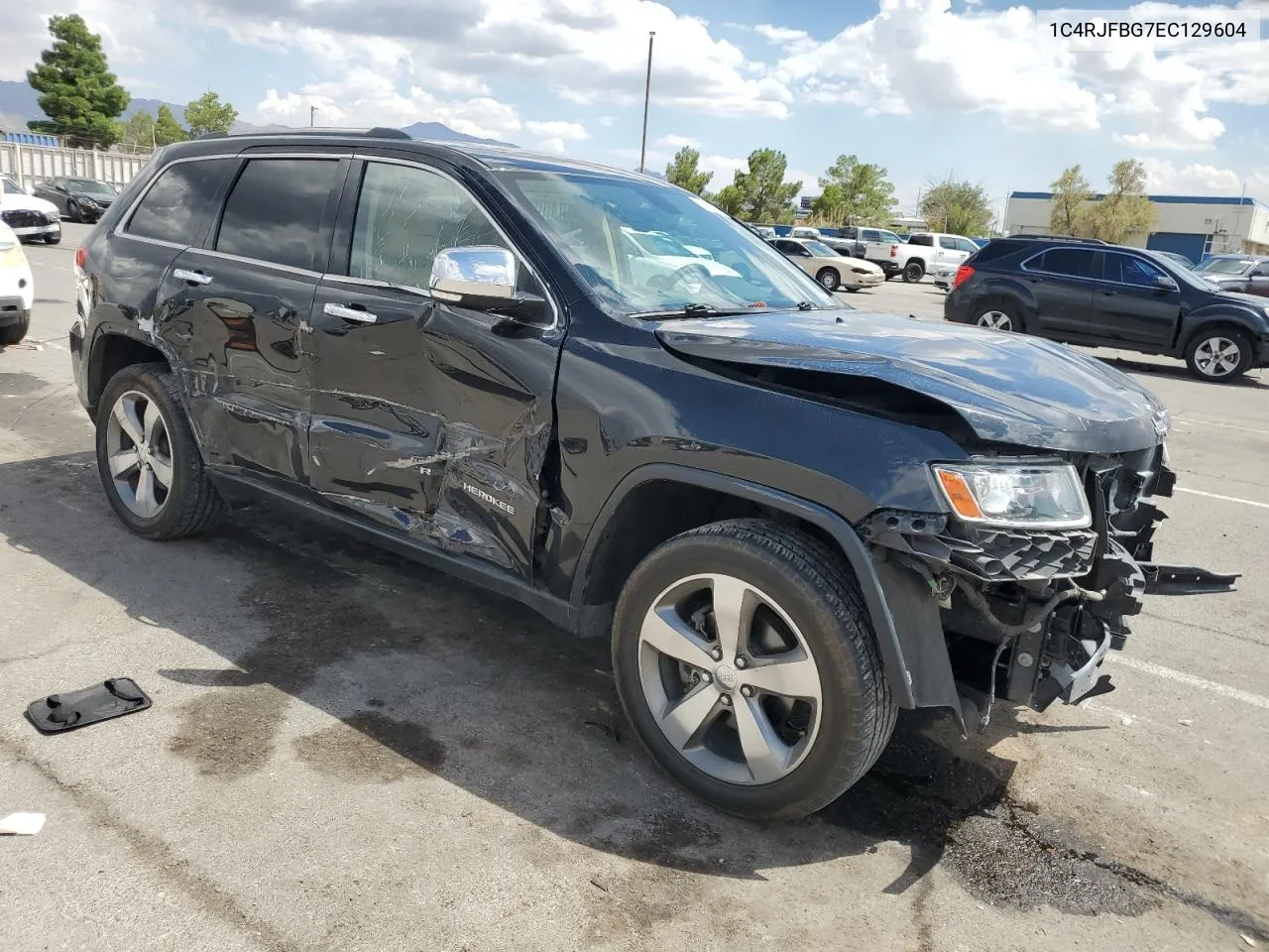 2014 Jeep Grand Cherokee Limited VIN: 1C4RJFBG7EC129604 Lot: 68389174