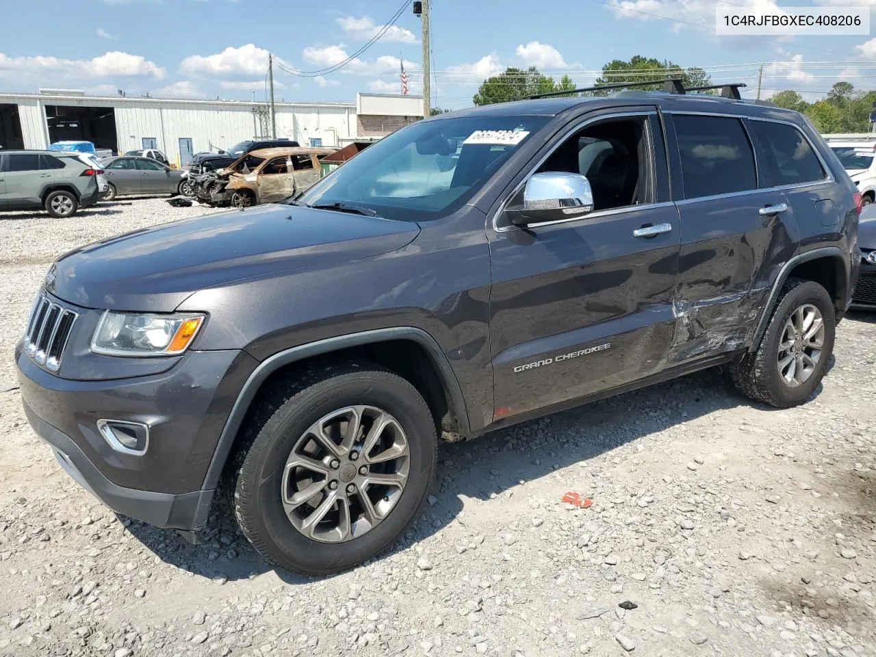 2014 Jeep Grand Cherokee Limited VIN: 1C4RJFBGXEC408206 Lot: 68571324