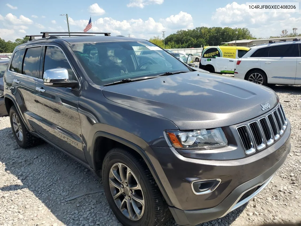 2014 Jeep Grand Cherokee Limited VIN: 1C4RJFBGXEC408206 Lot: 68571324