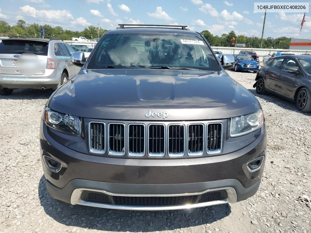 2014 Jeep Grand Cherokee Limited VIN: 1C4RJFBGXEC408206 Lot: 68571324