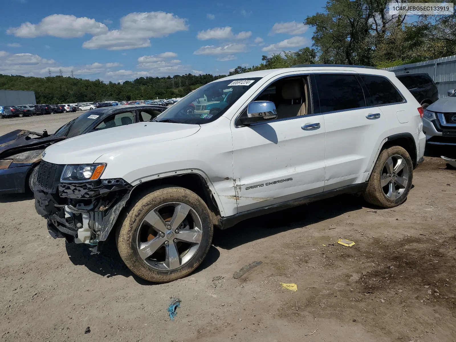 2014 Jeep Grand Cherokee Limited VIN: 1C4RJEBG5EC133919 Lot: 68691224