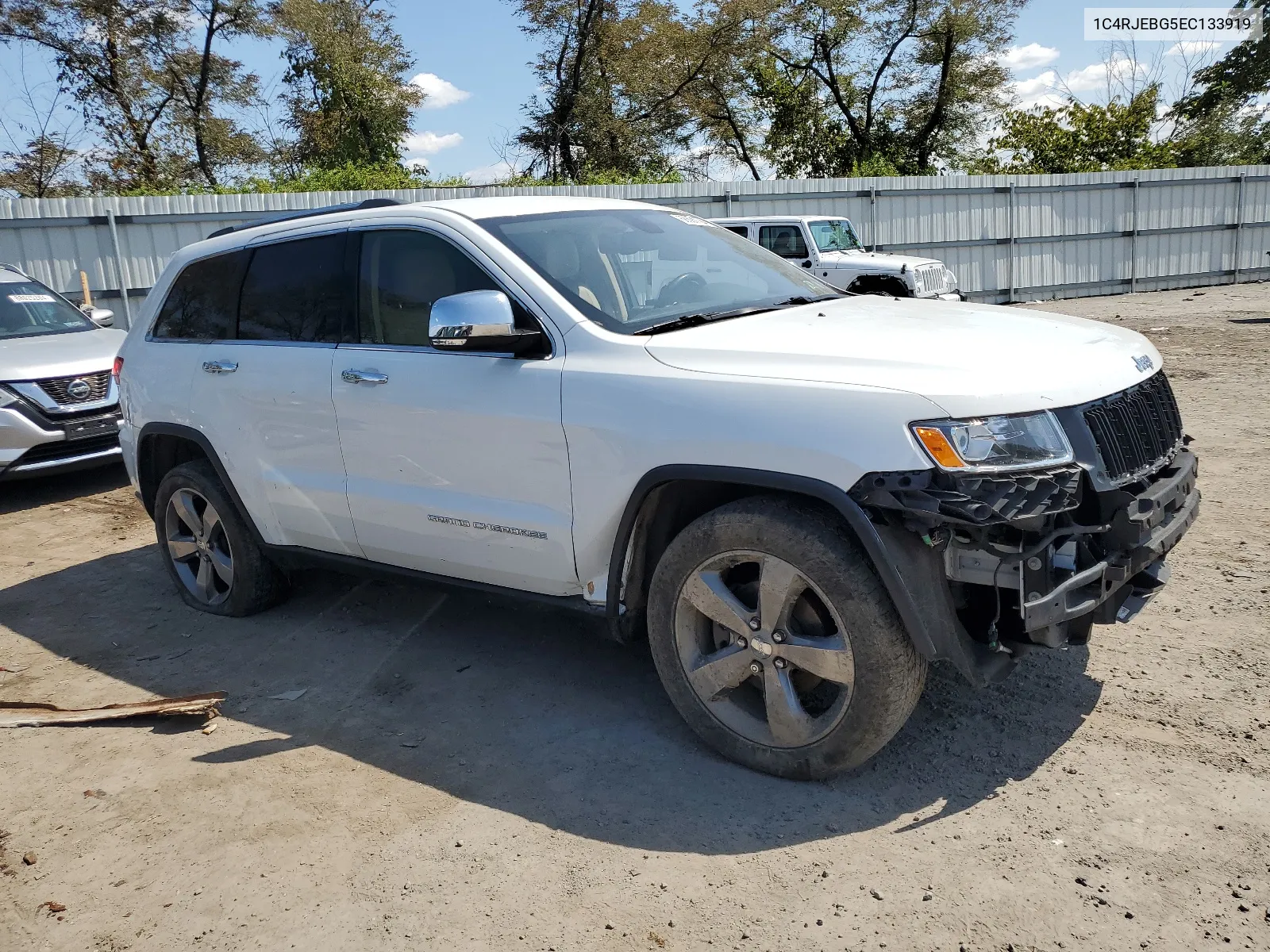 1C4RJEBG5EC133919 2014 Jeep Grand Cherokee Limited