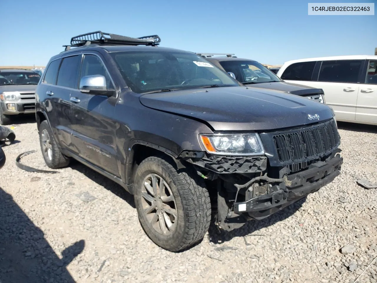 2014 Jeep Grand Cherokee Limited VIN: 1C4RJEBG2EC322463 Lot: 68744964