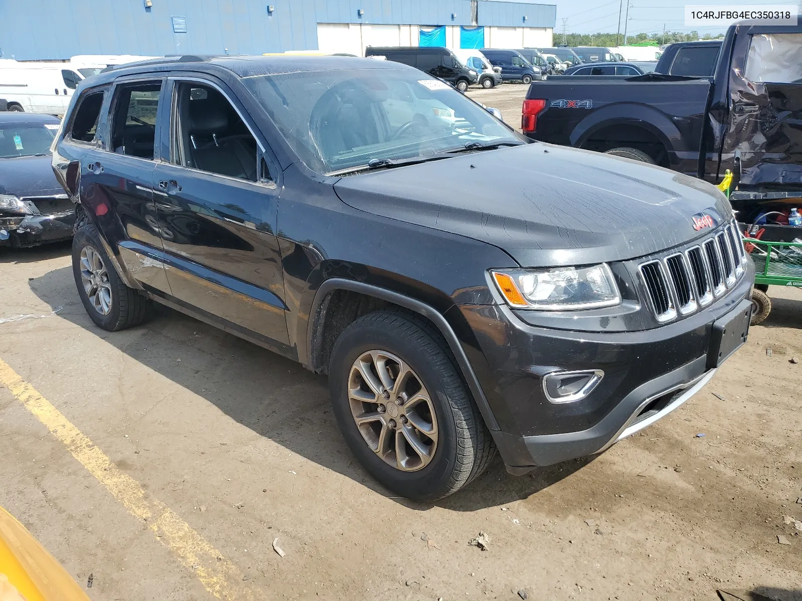 2014 Jeep Grand Cherokee Limited VIN: 1C4RJFBG4EC350318 Lot: 68842804