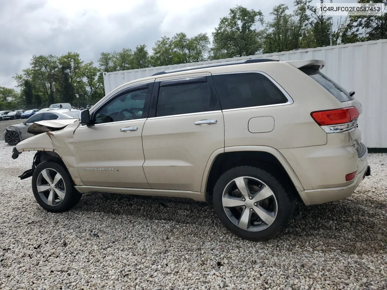 2014 Jeep Grand Cherokee Overland VIN: 1C4RJFCG2EC587453 Lot: 69001634