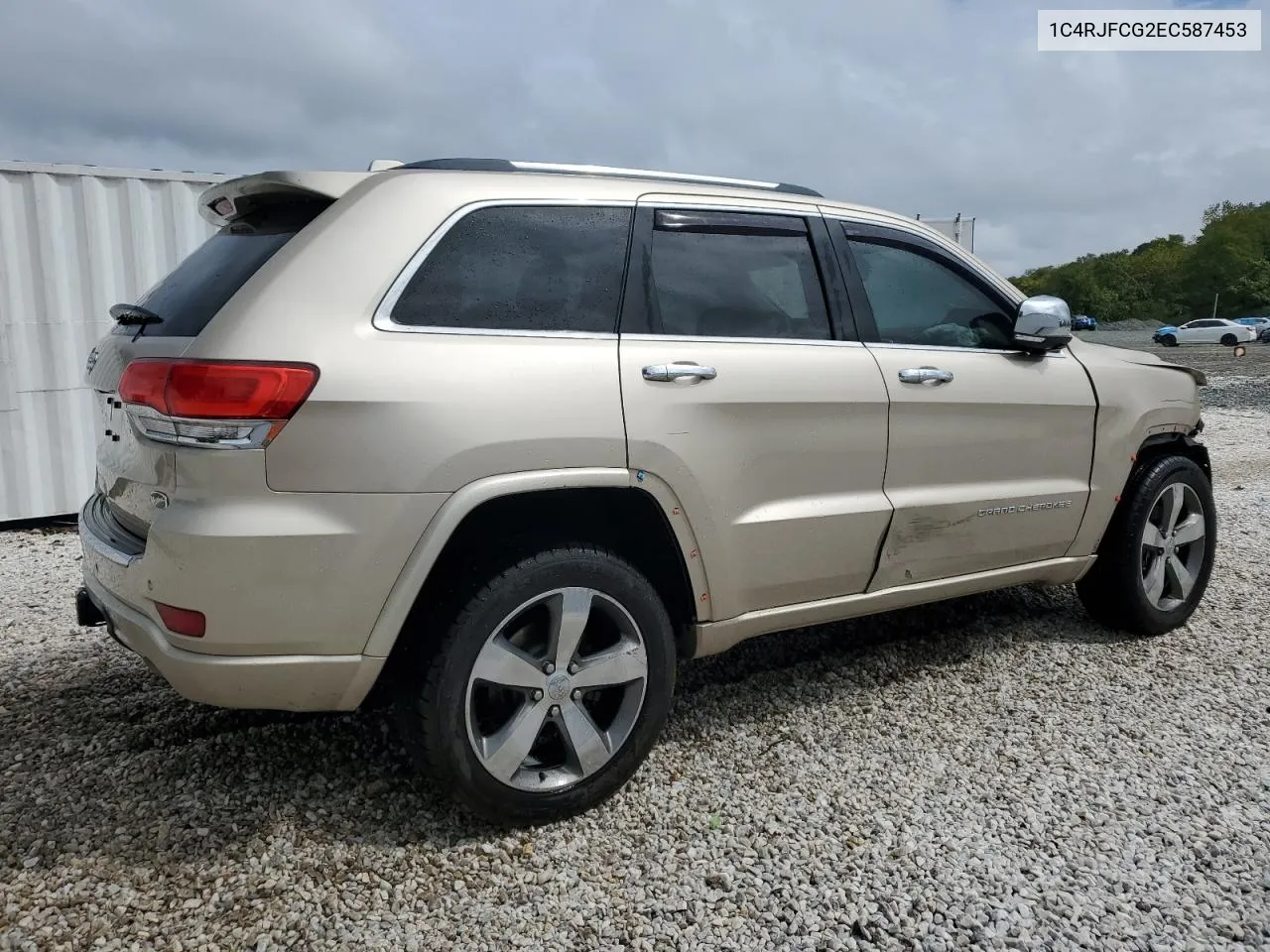 2014 Jeep Grand Cherokee Overland VIN: 1C4RJFCG2EC587453 Lot: 69001634