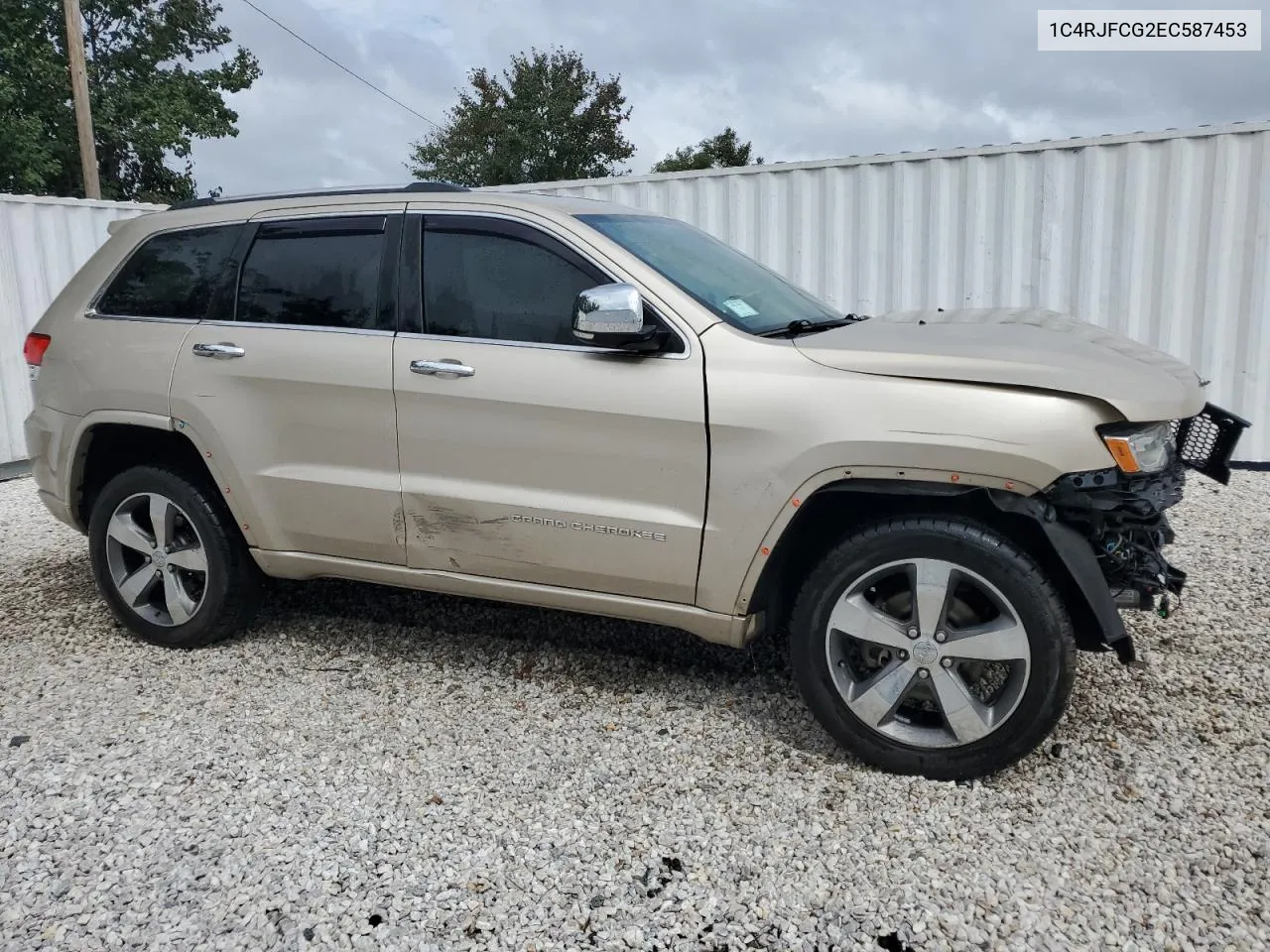 2014 Jeep Grand Cherokee Overland VIN: 1C4RJFCG2EC587453 Lot: 69001634