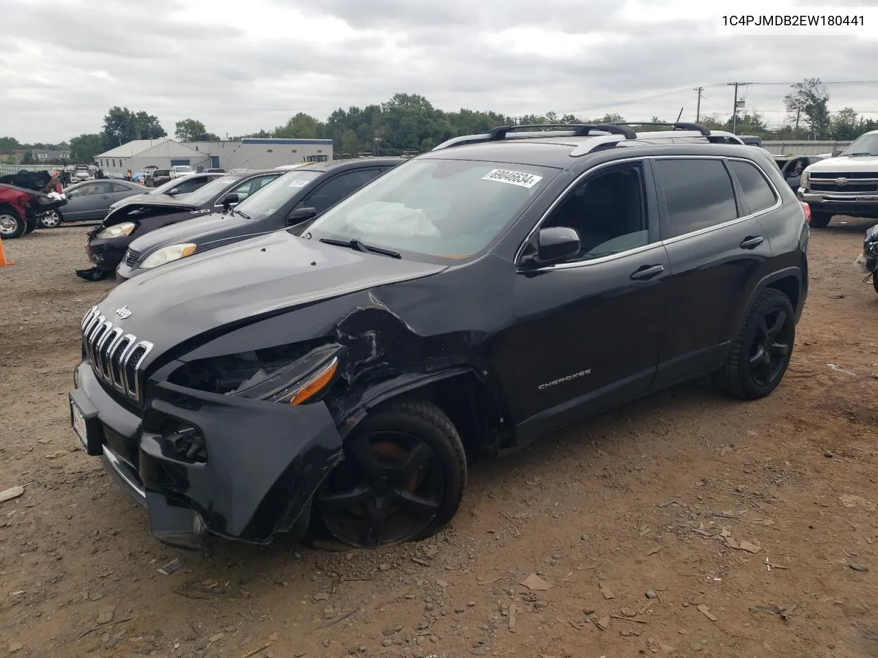 2014 Jeep Cherokee Limited VIN: 1C4PJMDB2EW180441 Lot: 69046634