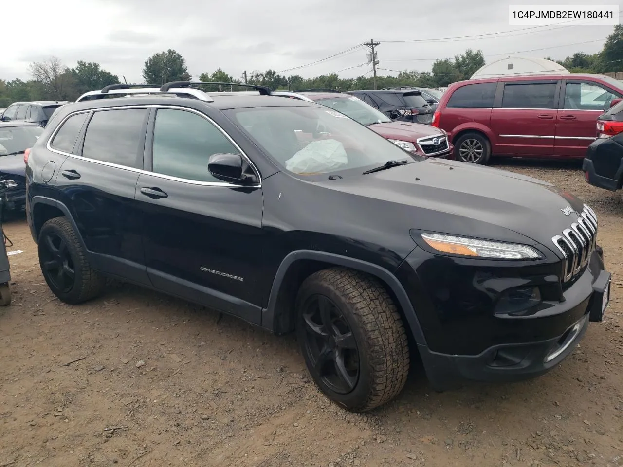 2014 Jeep Cherokee Limited VIN: 1C4PJMDB2EW180441 Lot: 69046634