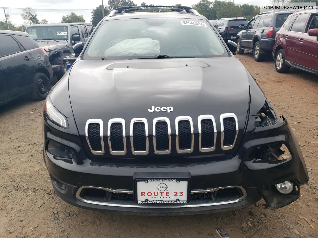 2014 Jeep Cherokee Limited VIN: 1C4PJMDB2EW180441 Lot: 69046634