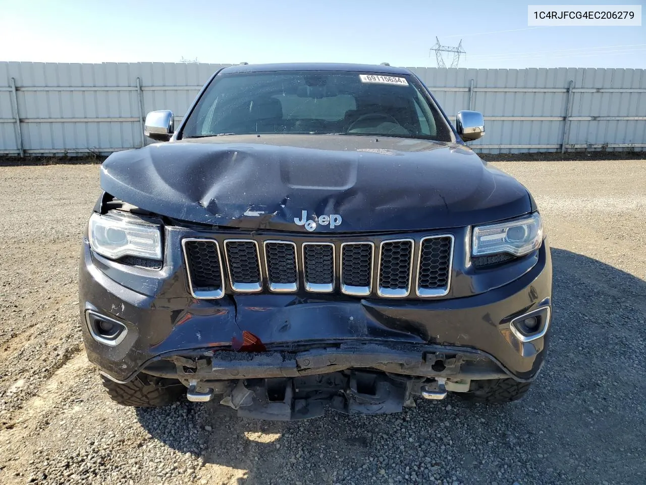 1C4RJFCG4EC206279 2014 Jeep Grand Cherokee Overland