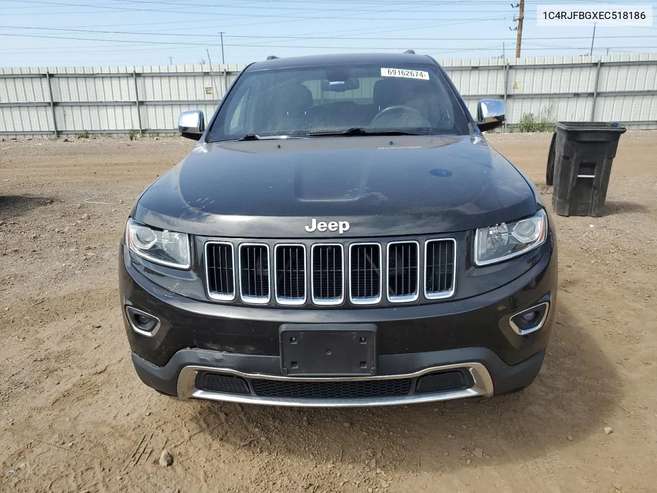 2014 Jeep Grand Cherokee Limited VIN: 1C4RJFBGXEC518186 Lot: 69162674