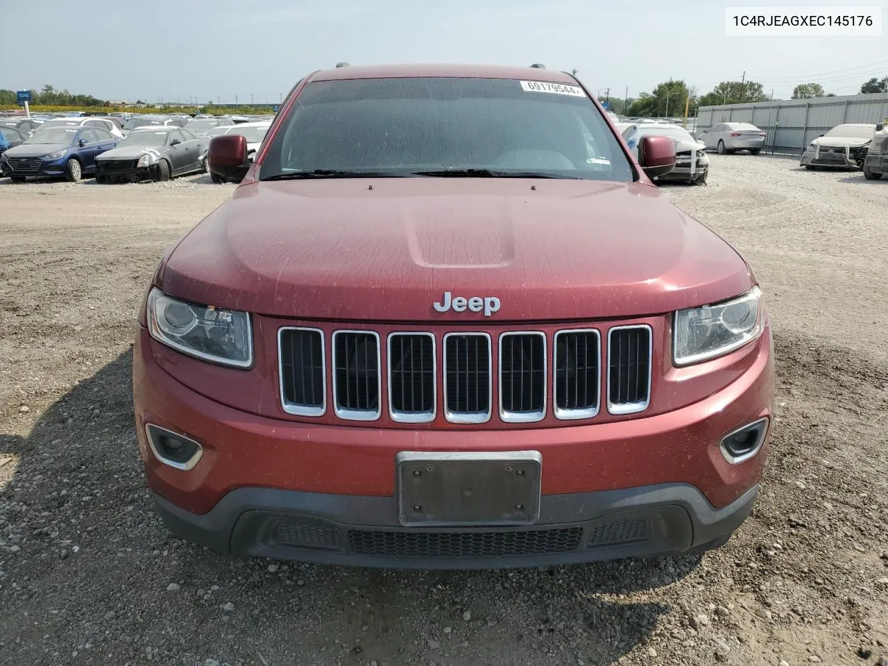 1C4RJEAGXEC145176 2014 Jeep Grand Cherokee Laredo