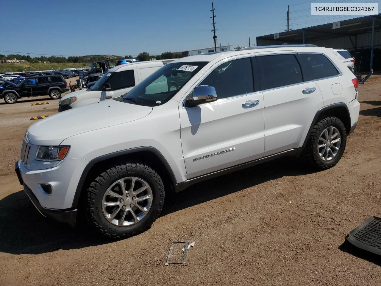 2014 Jeep Grand Cherokee Limited VIN: 1C4RJFBG8EC324367 Lot: 69352774