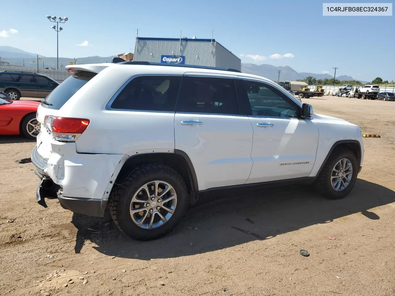 2014 Jeep Grand Cherokee Limited VIN: 1C4RJFBG8EC324367 Lot: 69352774