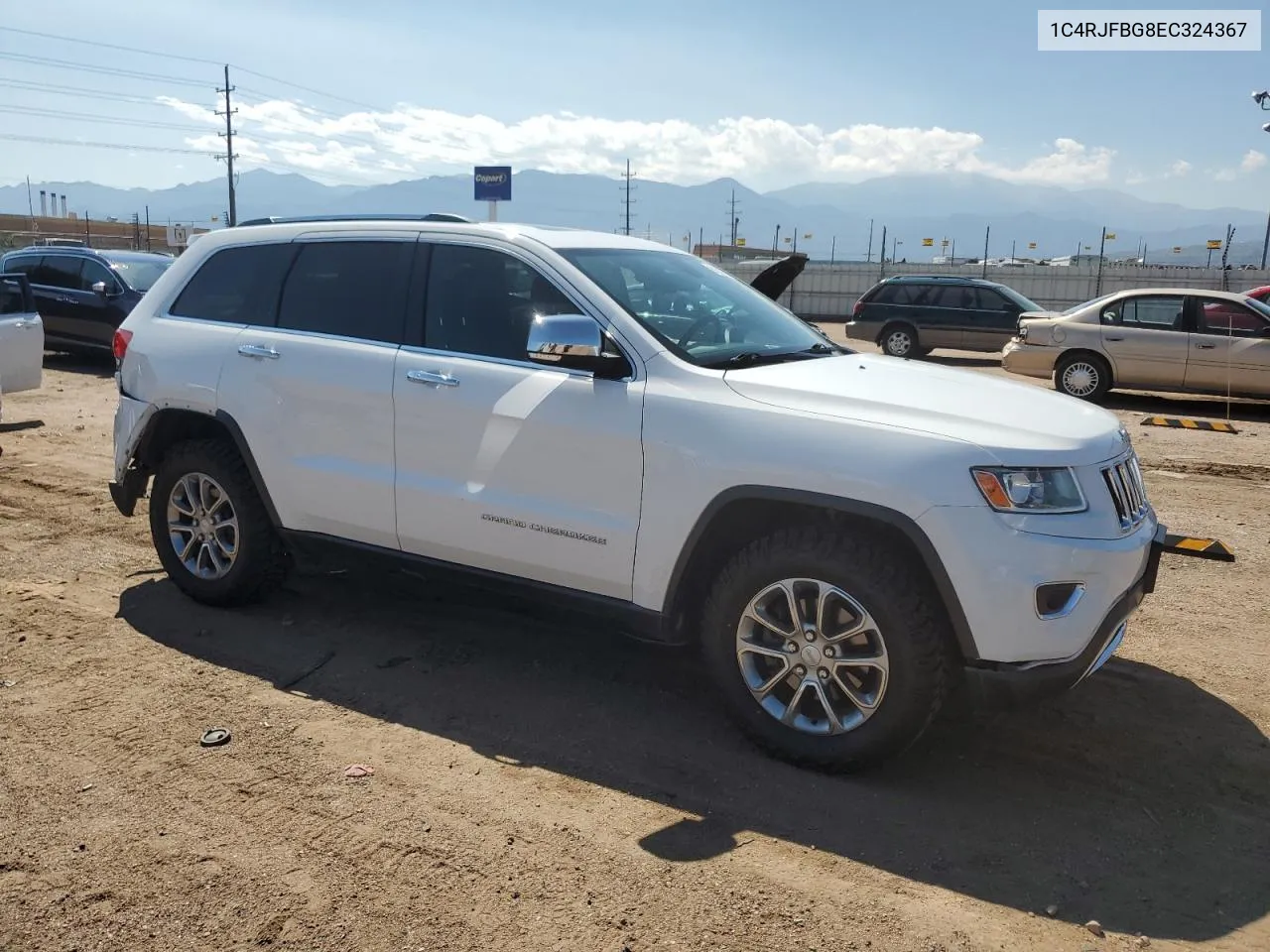 2014 Jeep Grand Cherokee Limited VIN: 1C4RJFBG8EC324367 Lot: 69352774