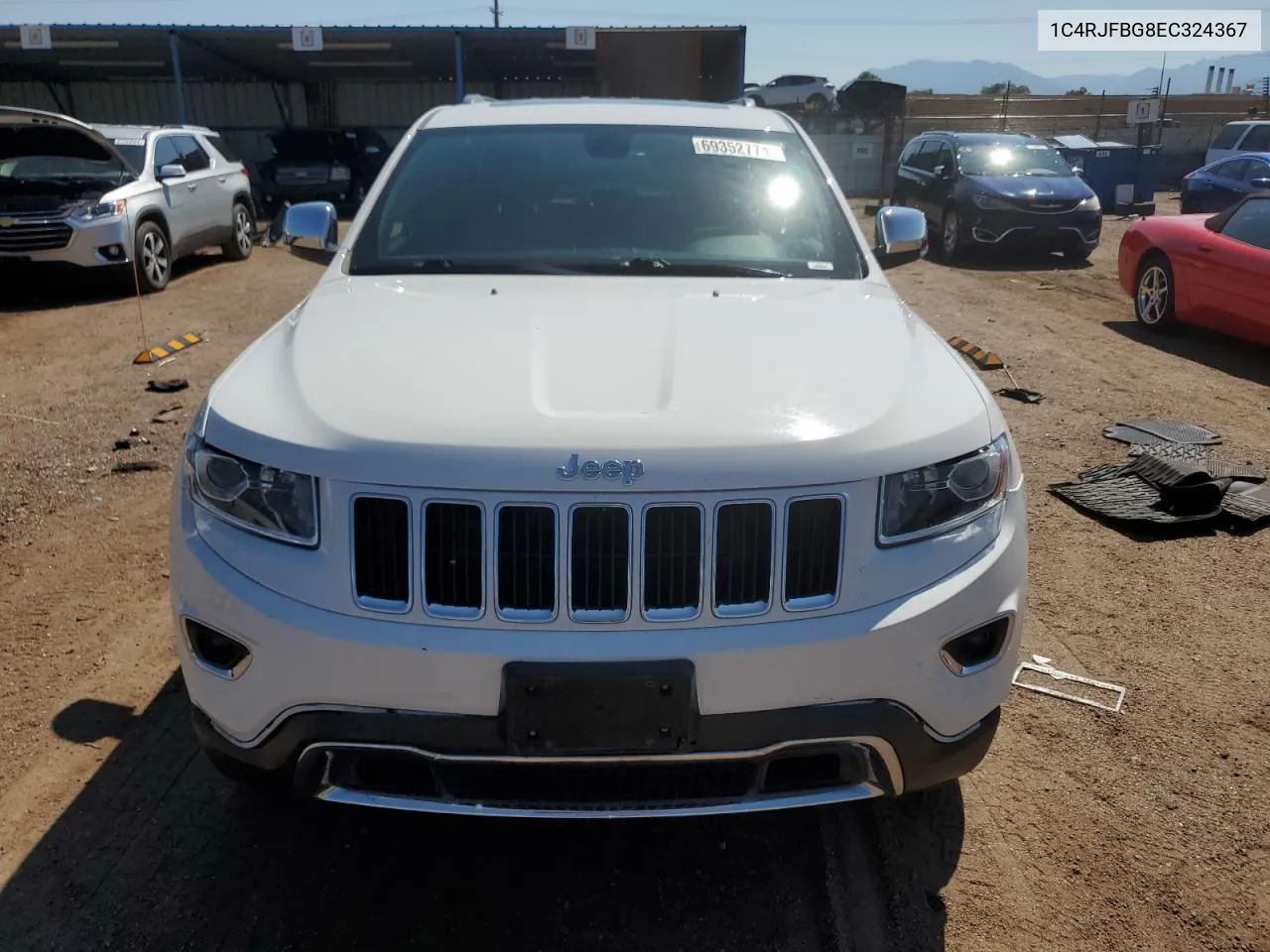 2014 Jeep Grand Cherokee Limited VIN: 1C4RJFBG8EC324367 Lot: 69352774