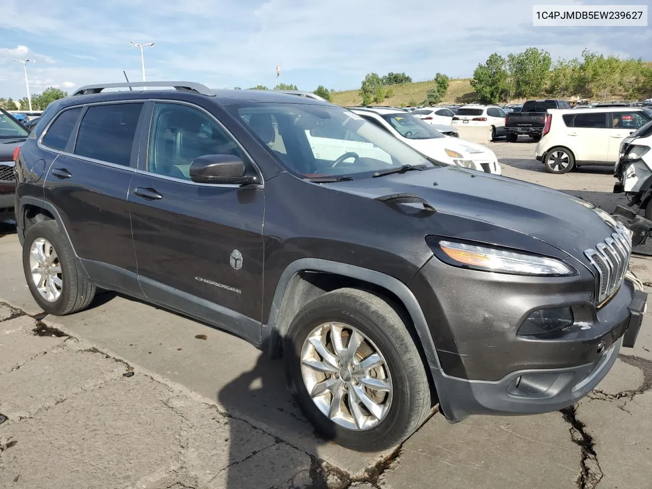 2014 Jeep Cherokee Limited VIN: 1C4PJMDB5EW239627 Lot: 69392304