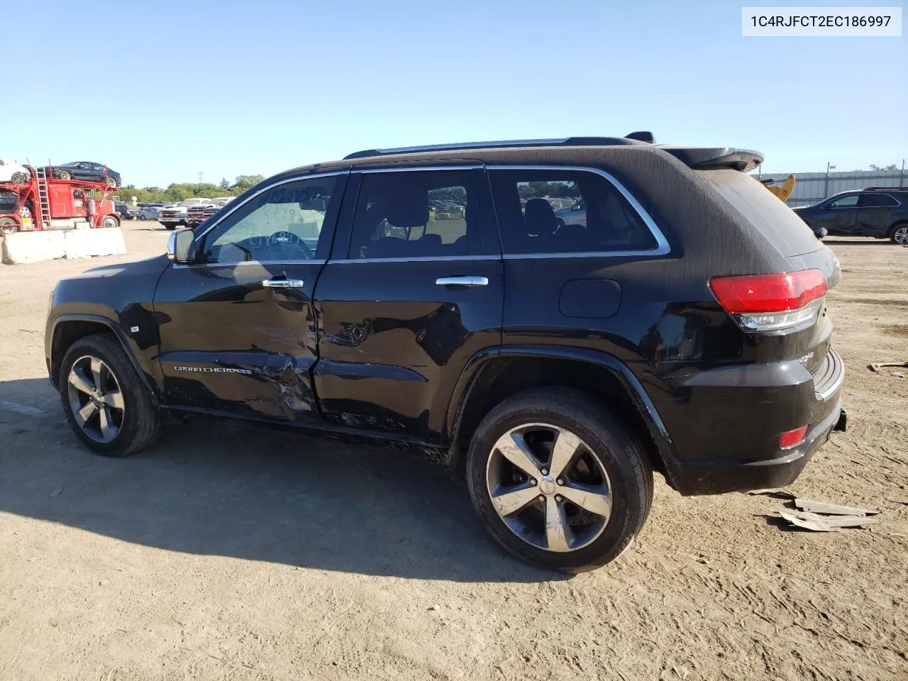 2014 Jeep Grand Cherokee Overland VIN: 1C4RJFCT2EC186997 Lot: 69404504