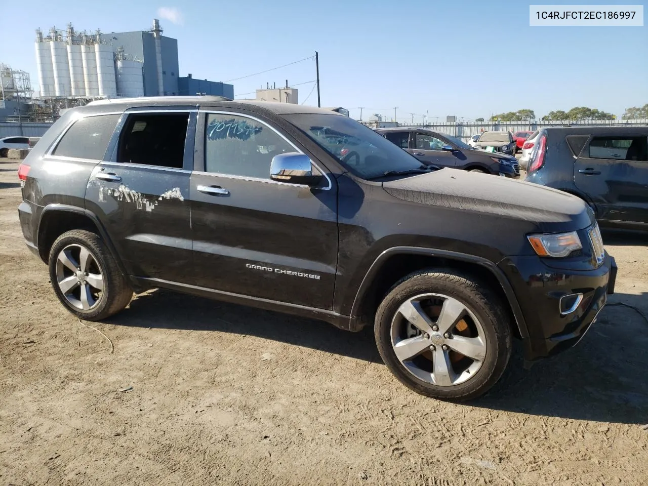 2014 Jeep Grand Cherokee Overland VIN: 1C4RJFCT2EC186997 Lot: 69404504