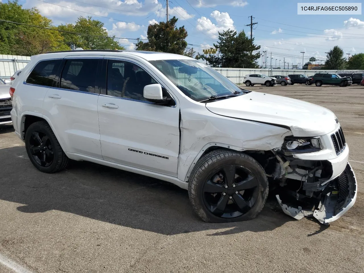 2014 Jeep Grand Cherokee Laredo VIN: 1C4RJFAG6EC505890 Lot: 69423084