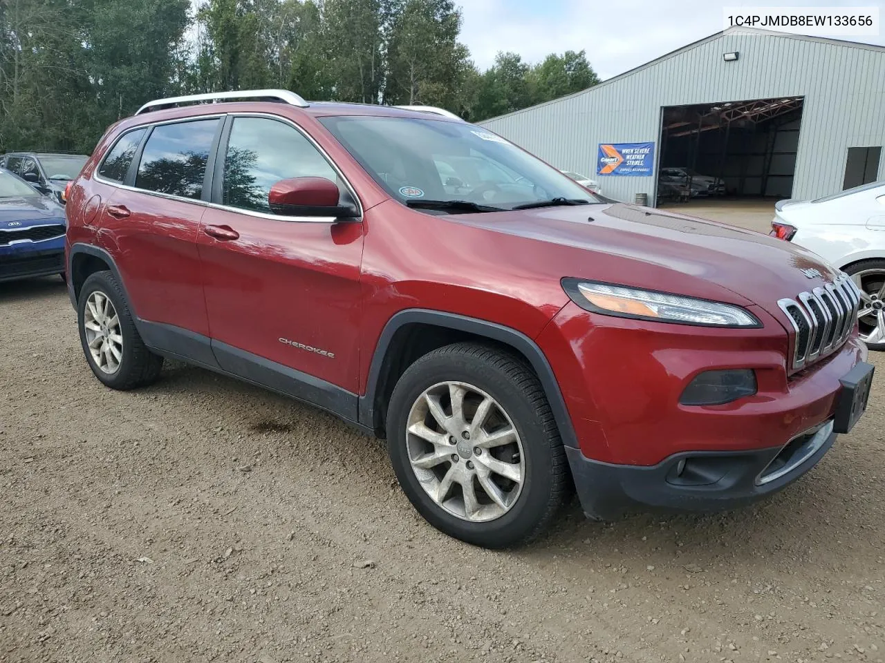 2014 Jeep Cherokee Limited VIN: 1C4PJMDB8EW133656 Lot: 69447514