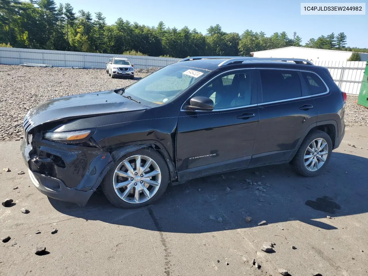 2014 Jeep Cherokee Limited VIN: 1C4PJLDS3EW244982 Lot: 69464324