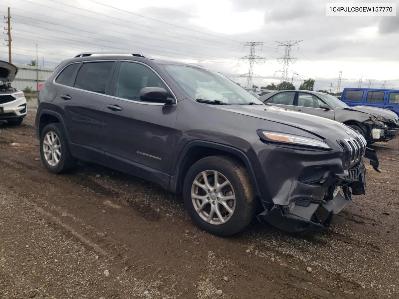 1C4PJLCB0EW157770 2014 Jeep Cherokee Latitude