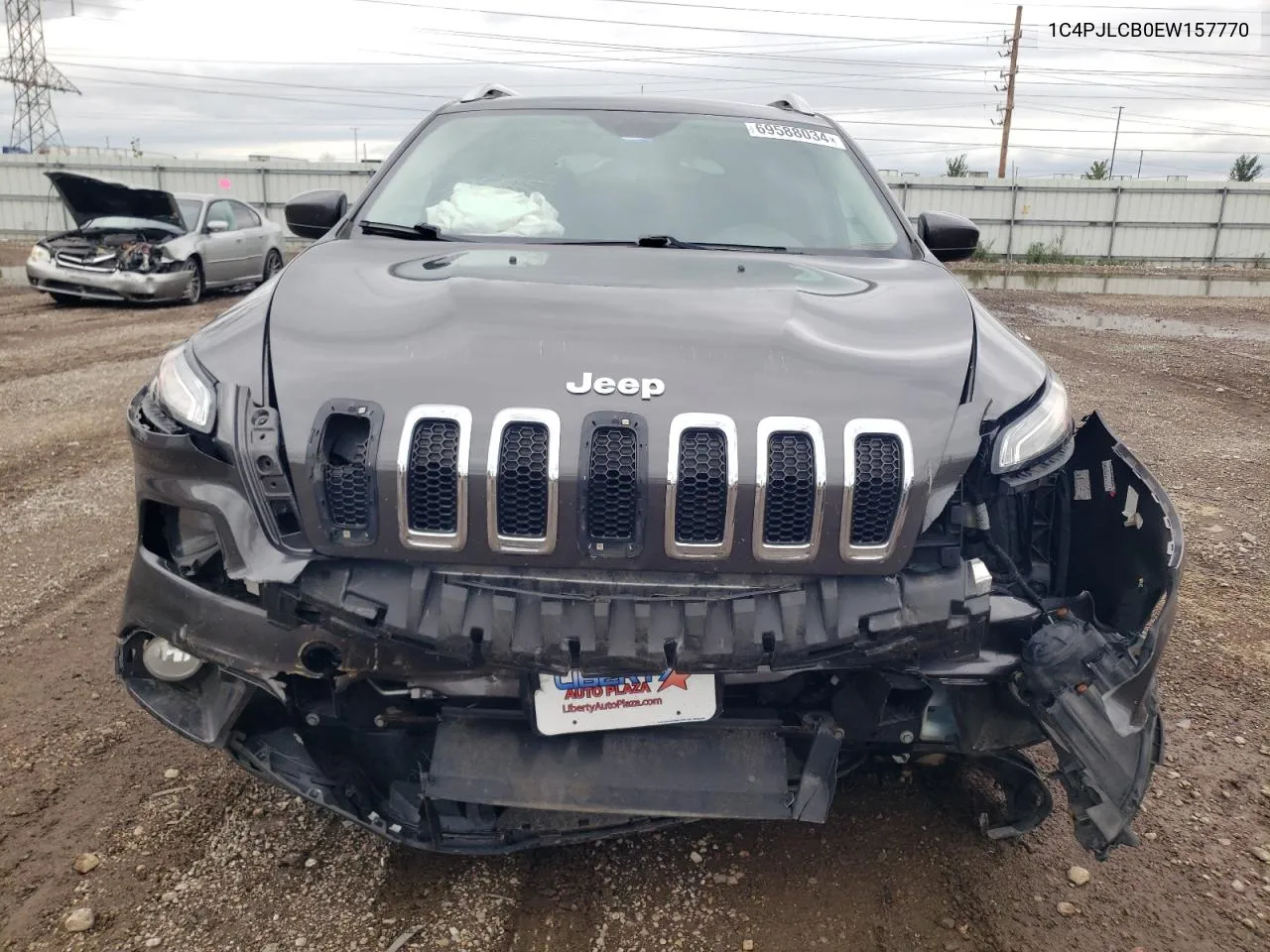 1C4PJLCB0EW157770 2014 Jeep Cherokee Latitude