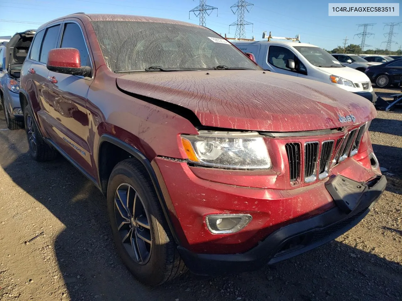 1C4RJFAGXEC583511 2014 Jeep Grand Cherokee Laredo