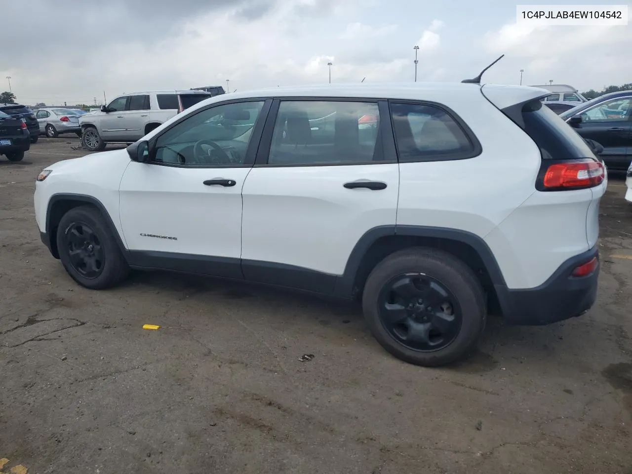 2014 Jeep Cherokee Sport VIN: 1C4PJLAB4EW104542 Lot: 69687324