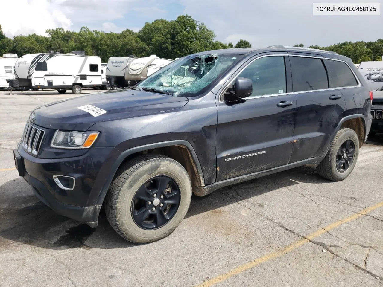 2014 Jeep Grand Cherokee Laredo VIN: 1C4RJFAG4EC458195 Lot: 69701434