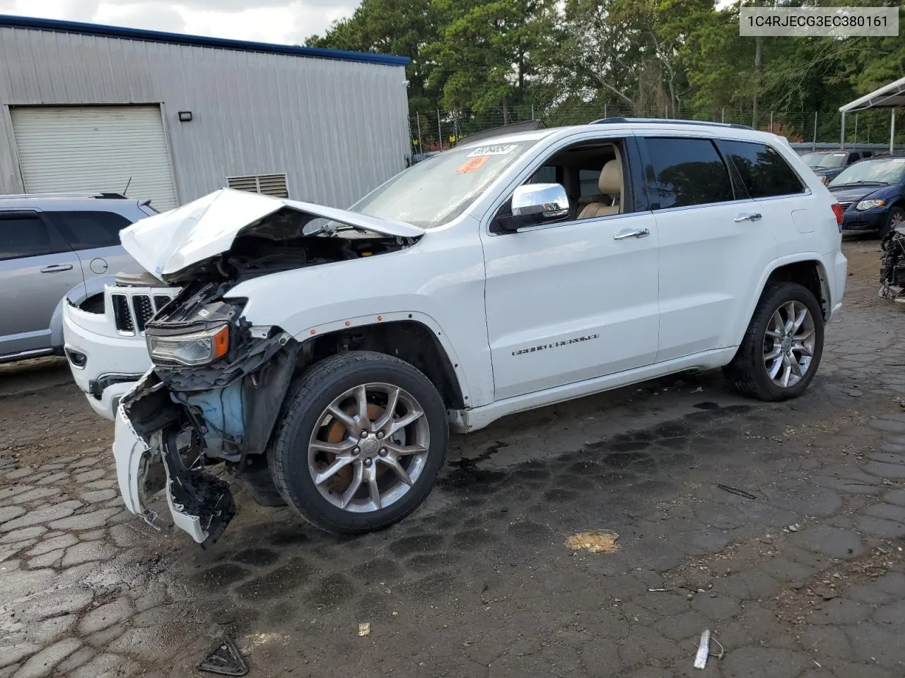 2014 Jeep Grand Cherokee Overland VIN: 1C4RJECG3EC380161 Lot: 69764854