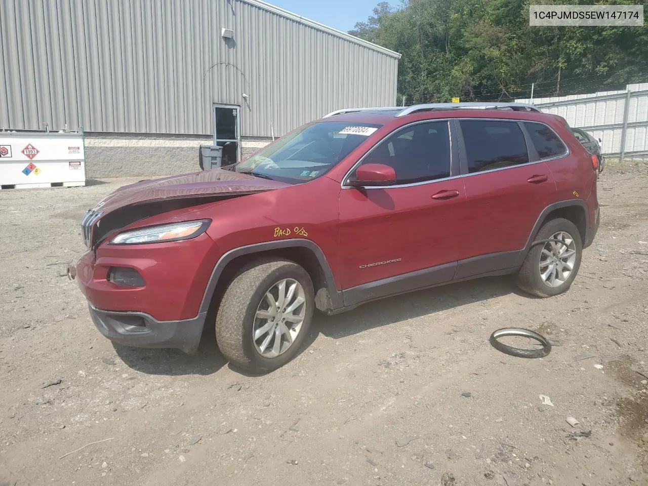 1C4PJMDS5EW147174 2014 Jeep Cherokee Limited