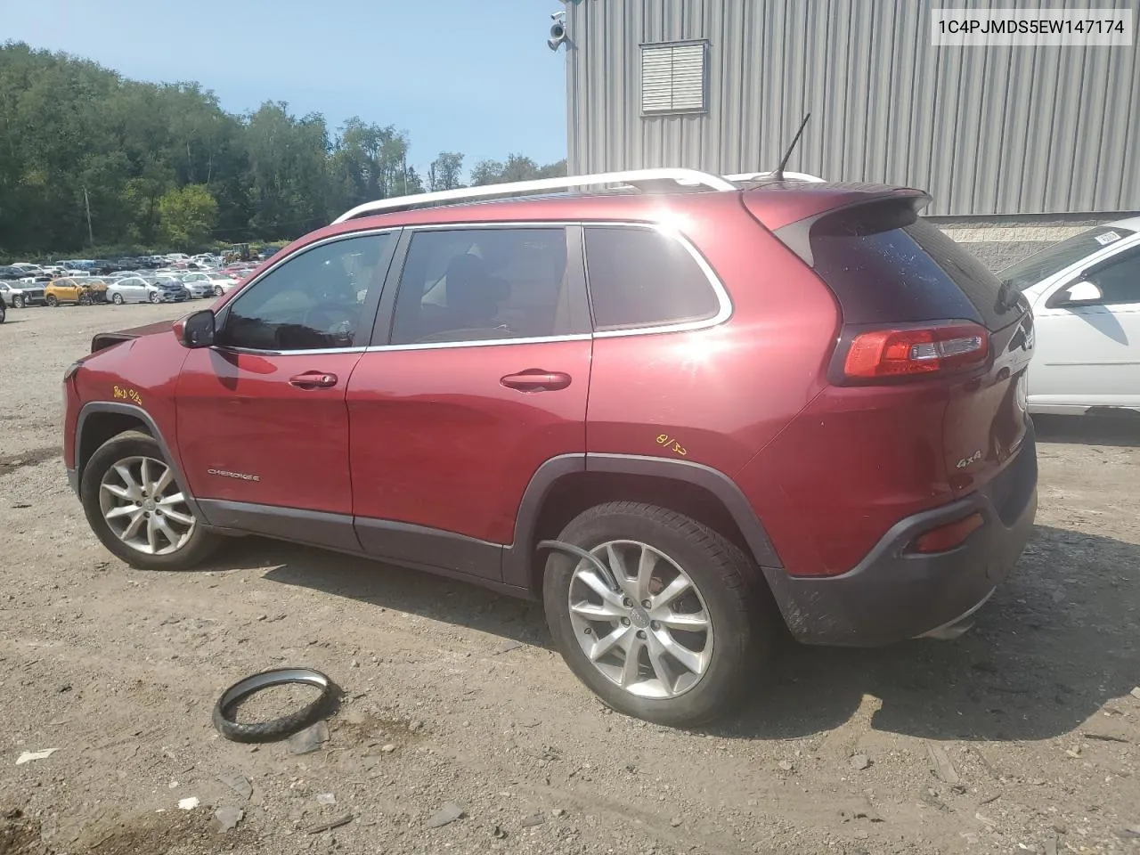 2014 Jeep Cherokee Limited VIN: 1C4PJMDS5EW147174 Lot: 69970684