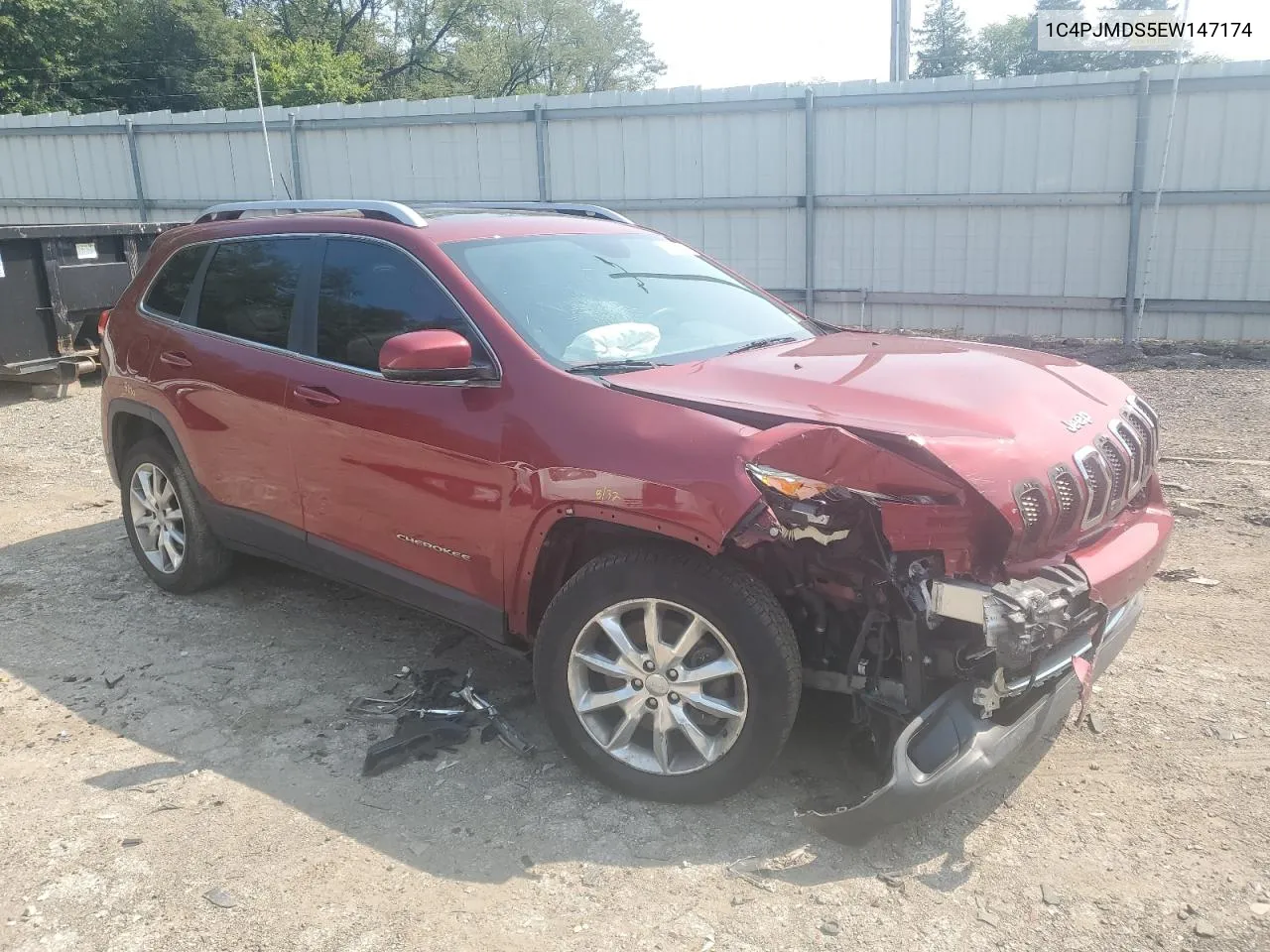 1C4PJMDS5EW147174 2014 Jeep Cherokee Limited