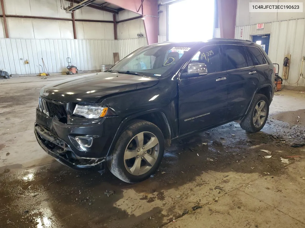 2014 Jeep Grand Cherokee Overland VIN: 1C4RJFCT3EC190623 Lot: 70006044