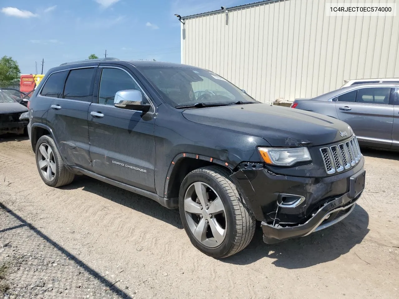 2014 Jeep Grand Cherokee Overland VIN: 1C4RJECT0EC574000 Lot: 70054804