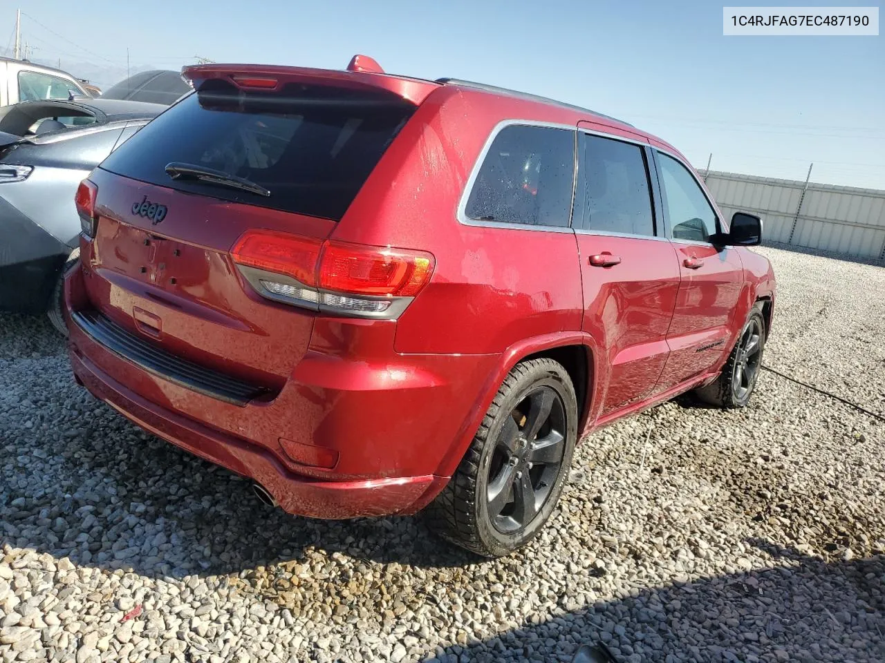 2014 Jeep Grand Cherokee Laredo VIN: 1C4RJFAG7EC487190 Lot: 70324394