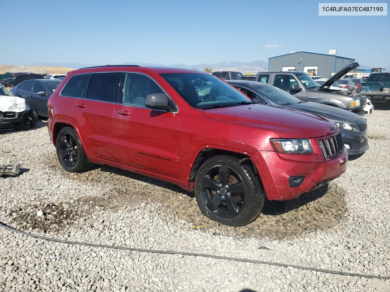 2014 Jeep Grand Cherokee Laredo VIN: 1C4RJFAG7EC487190 Lot: 70324394